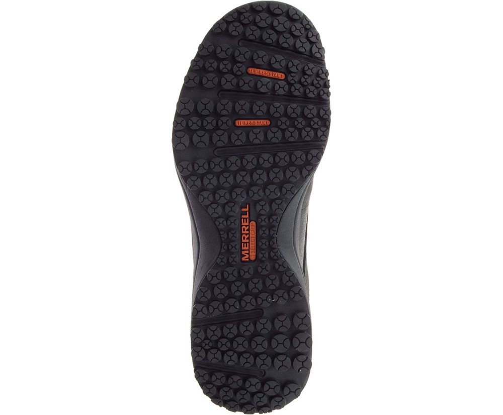 Buty Trekkingowe Merrell Męskie Czarne - Sutton Oxford Ac+ Pro - 159728-IUY